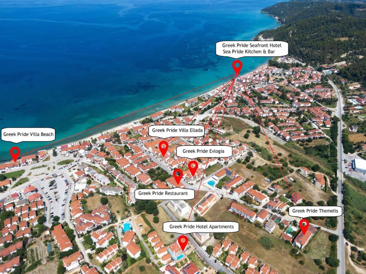 Halkidiki Greek Pride Seafront Hotel Skála Foúrkas 外观 照片